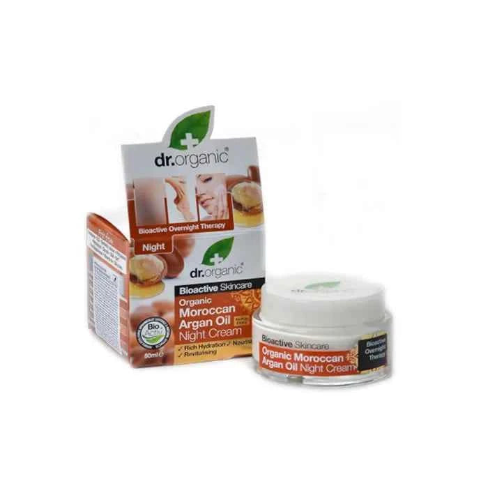 DR. Organic Dr Organic Moroccan Argan Oil Night – Cream Unisex, 50 ml