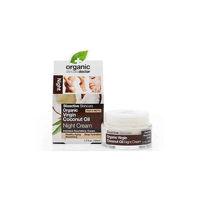 DR. Organic Dr Organic Virgin Coconut Oil Night – Cream Unisex, 50 ml