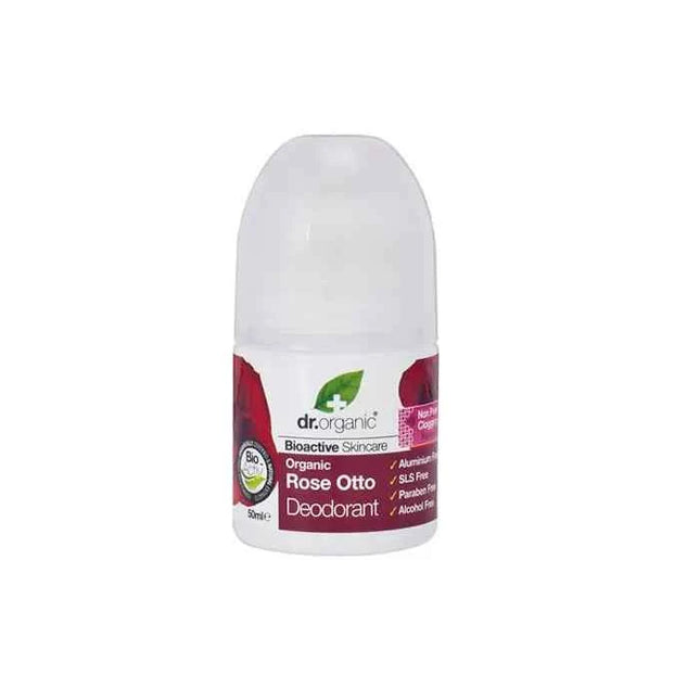 DR. Organic Dr Organic Rose Otto – Deodorant Roll On Unisex, 50 ml