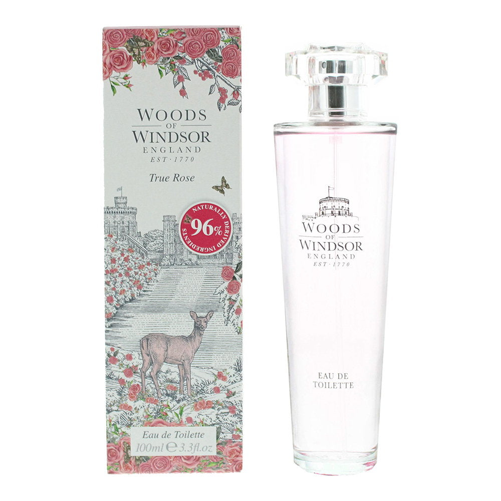 Woods Of Windsor True Rose – Eau de Toilette for Women, 100 ml