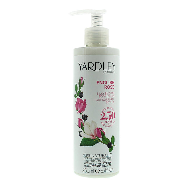 Yardley English Rose Hydrating – Body Milk for Women, 250 ml