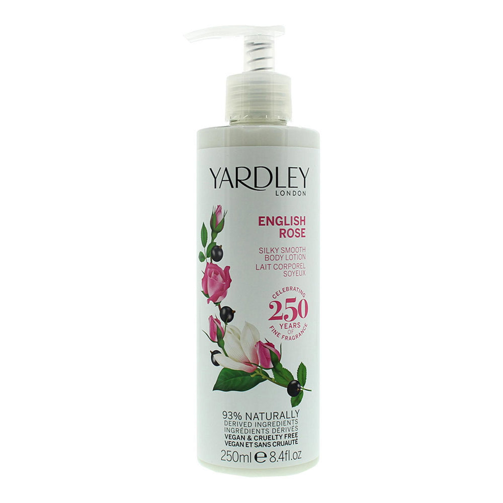 Yardley English Rose Hydrating – Body Milk for Women, 250 ml