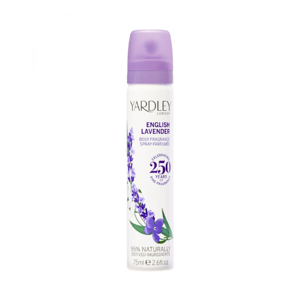 Yardley English Lavender – Body Spray for Women, 75 ml
