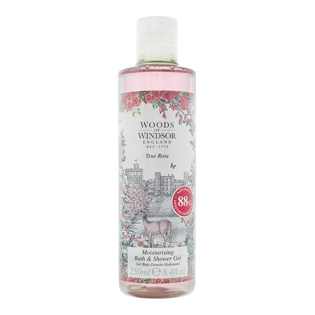 Woods Of Windsor True Rose Moisturizing – Shower Gel for Women, 250 ml