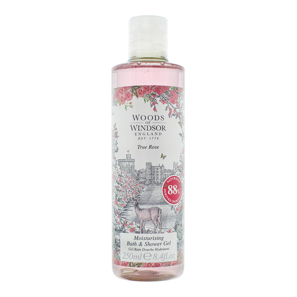 Woods Of Windsor True Rose Moisturizing – Shower Gel for Women, 250 ml