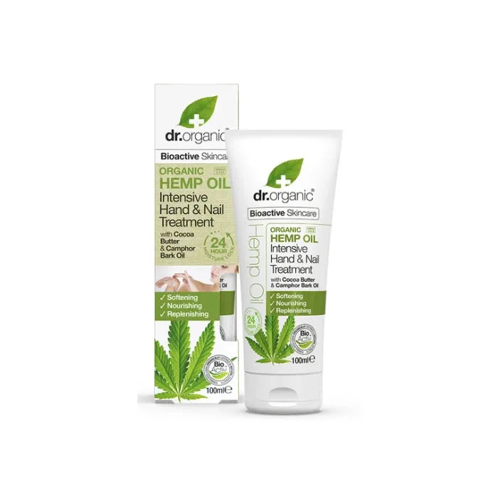 DR. Organic Hemp Oil Intensive Hand & Nail Treatment, 100 ml
