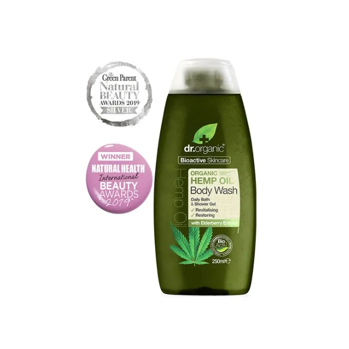 DR. Organic Hemp Oil Body Wash, 250 ml