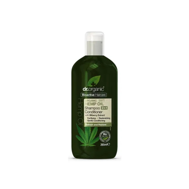 DR. Organic Hemp Oil 2 In 1 – Shampoo & Conditioner Unisex, 265 ml