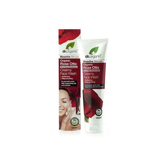 DR. Organic Dr Organic Rose Otto – Cream Face Wash Unisex, 150 ml