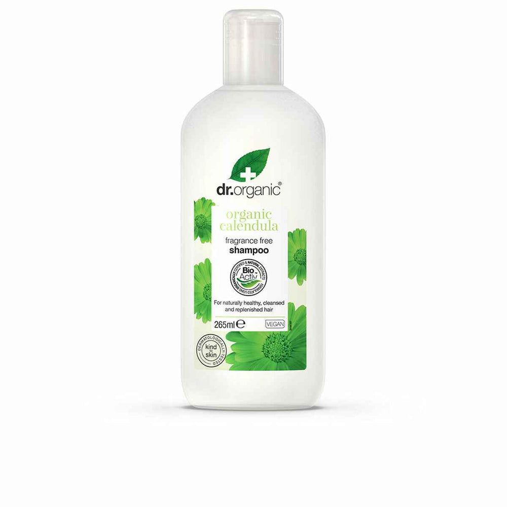 DR. Organic Champú Para Cuero Cabelludo Sensible De Calendula Unisex, 265 ml