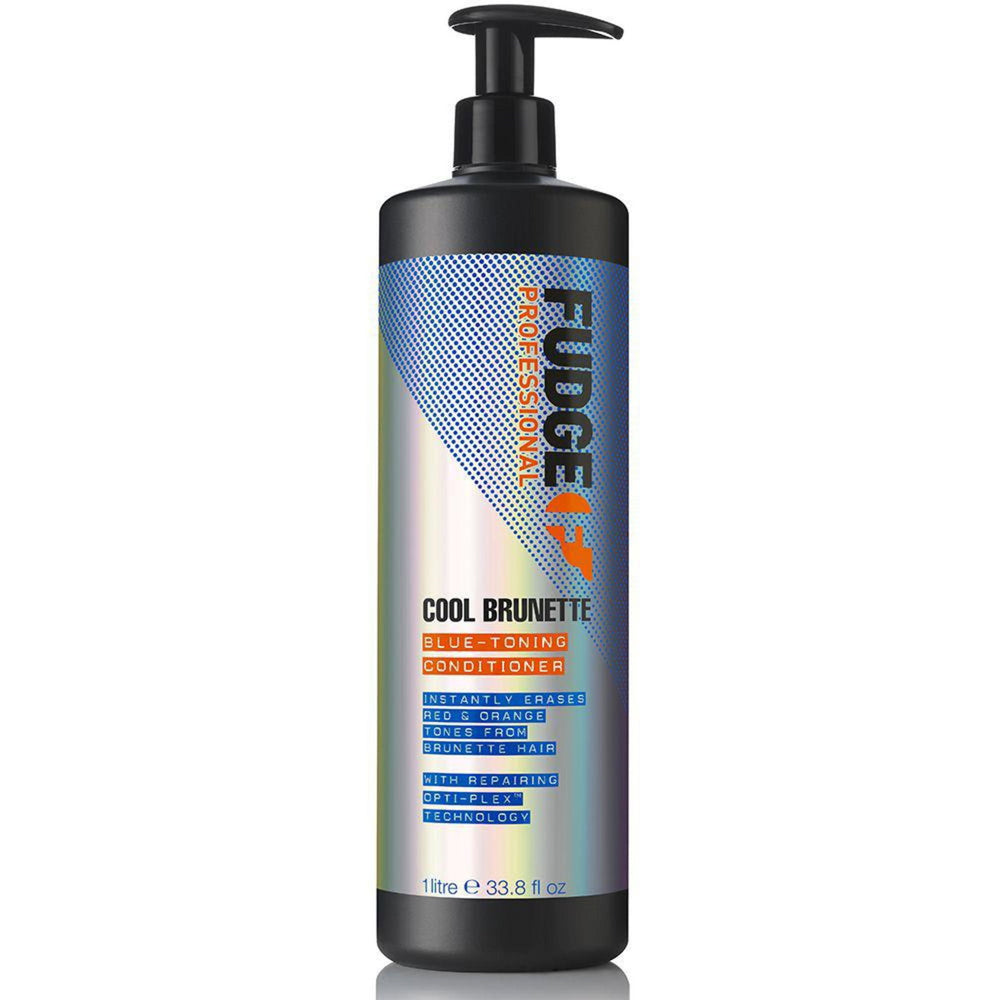 Fudge Professional Cool Brunette – Hair Colour Conditioner for Women, Neutralizing Orange Tones, 1000 ml