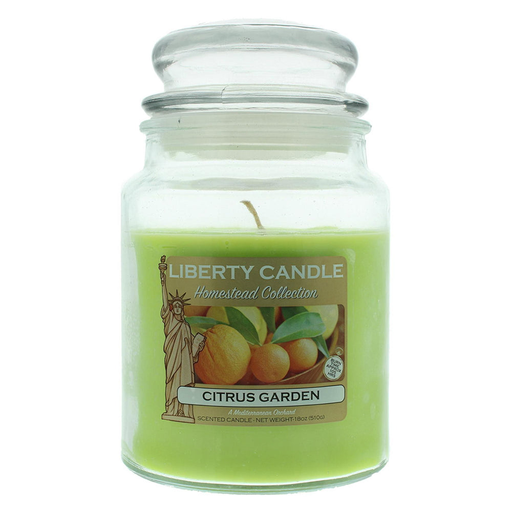 Liberty Candle Homestead Collection Citrus Garden Citrus Garden – Scented Candle Unisex, 510 g
