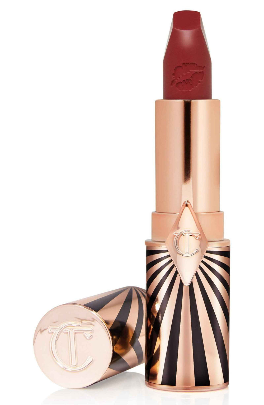 Charlotte Tilbury Hot Lips Matte – Cream Lipstick for Women, Viva La Vergara, Refillable, 3.5 g