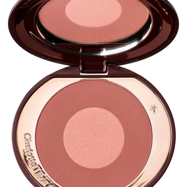 Charlotte Tilbury Cheek To Chic Swish And Glow Radiant – Blush Powder for Women, Pillow Talk, 8 g