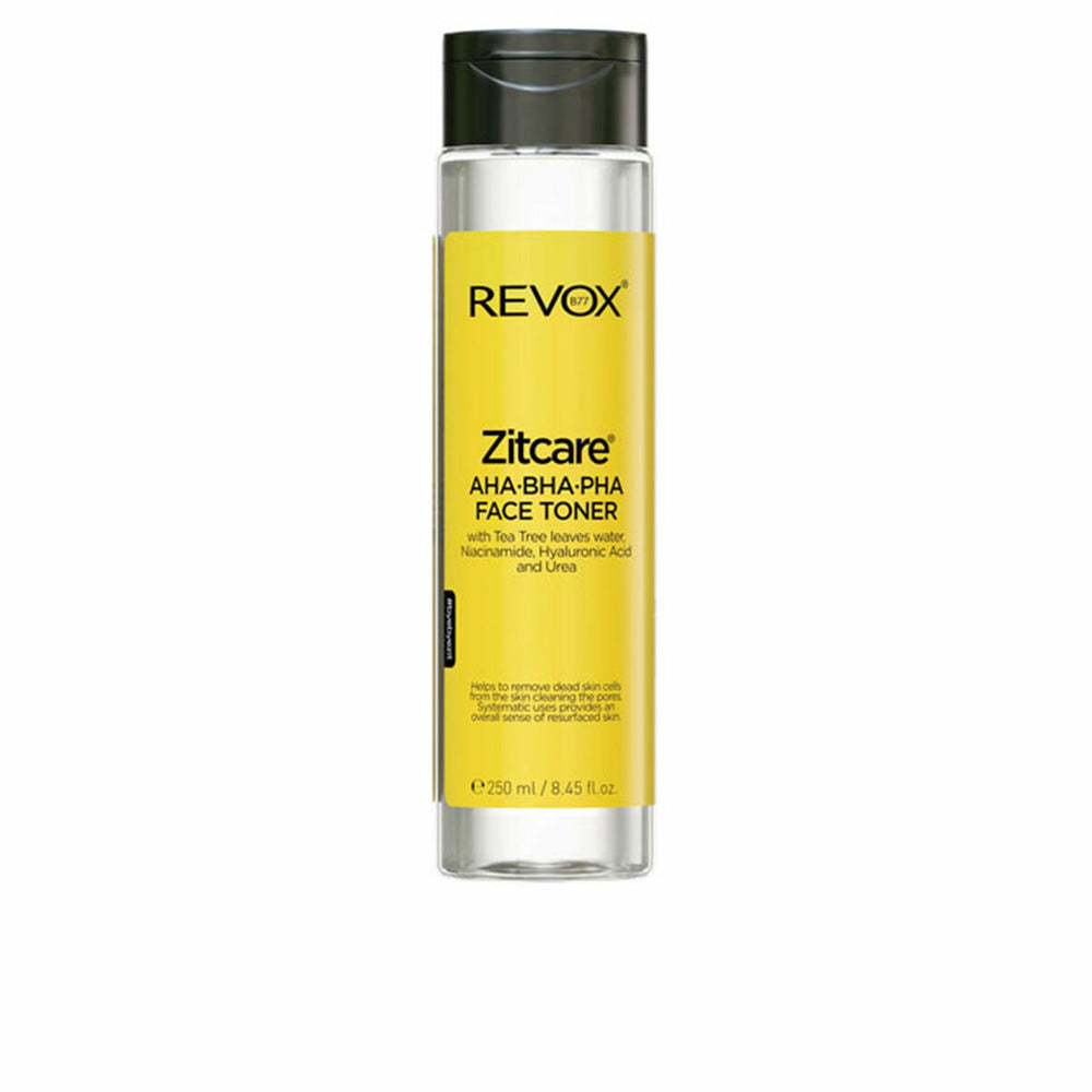 Revox Zitcare Aha Bha Pha Active Face Toner Unisex, 250 ml