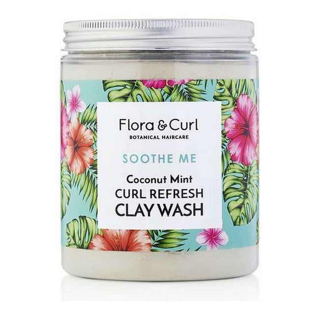 Flora AND CURL Soothe Me Coconut Mint Curl Refresh Clay Wash Unisex, 260 g