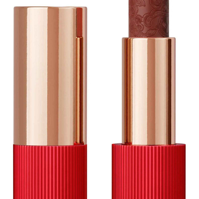 La Perla Matte Silk Matte – Cream Lipstick for Women, 102, Terracotta Red, 3.5 g