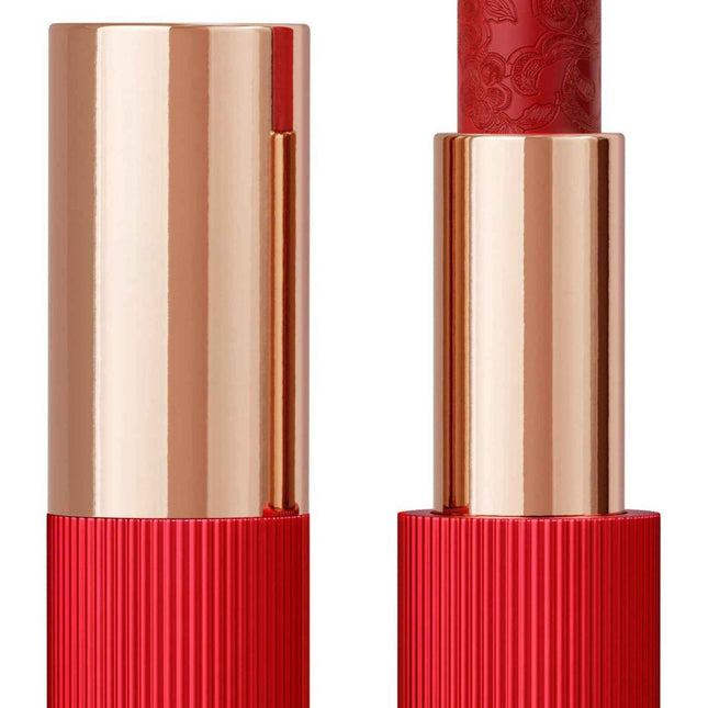 La Perla Matte Silk Matte Silk – Cream Lipstick for Women, 105, Poppy Red, 3.5 g