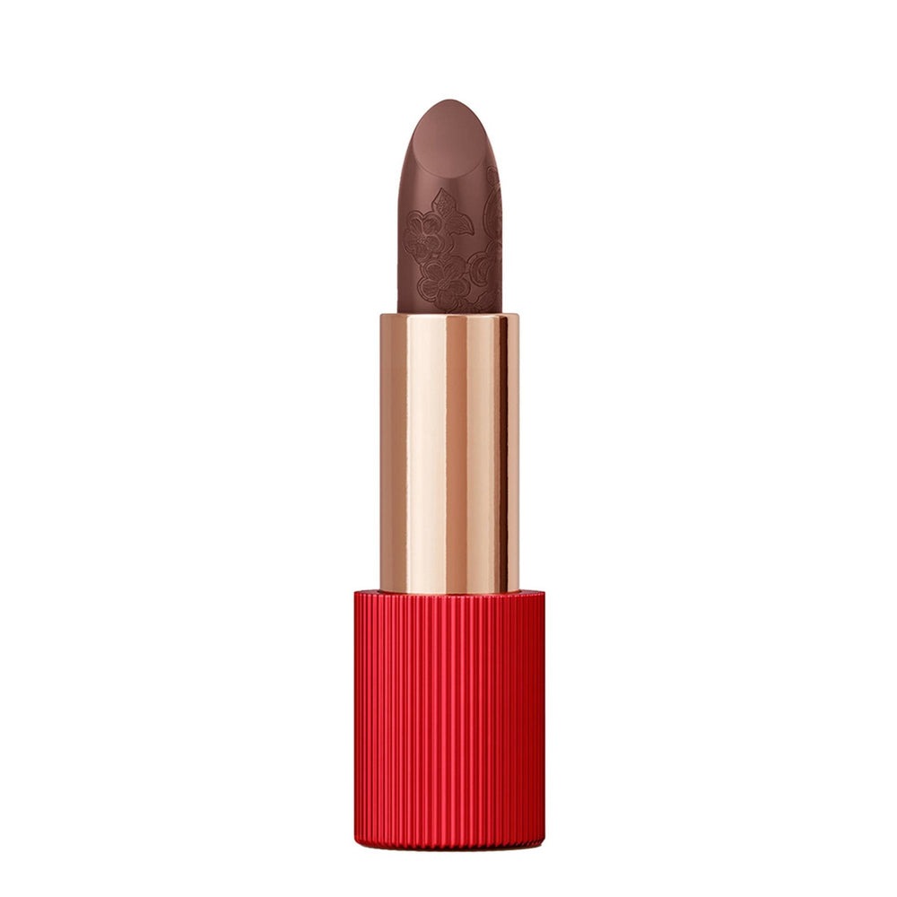 La Perla Matte Silk Matte – Cream Lipstick for Women, 112, Tiramisu Red, 3.5 g