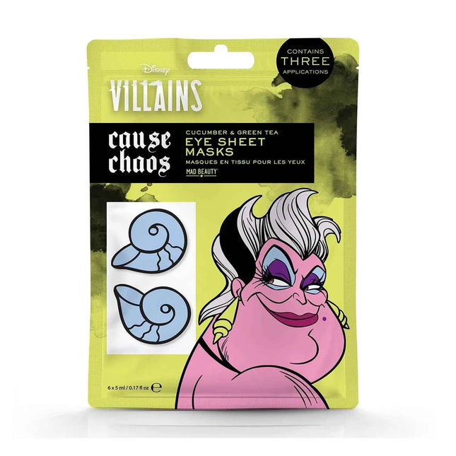 Disney Ursula Mascarilla Facial Ojos Unisex, 1 Units