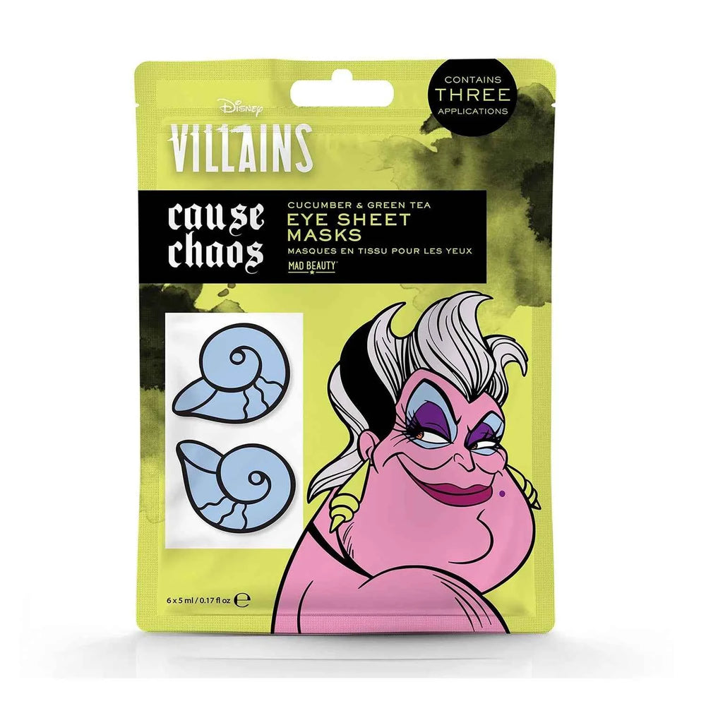 Disney Ursula Mascarilla Facial Ojos Unisex, 1 Units