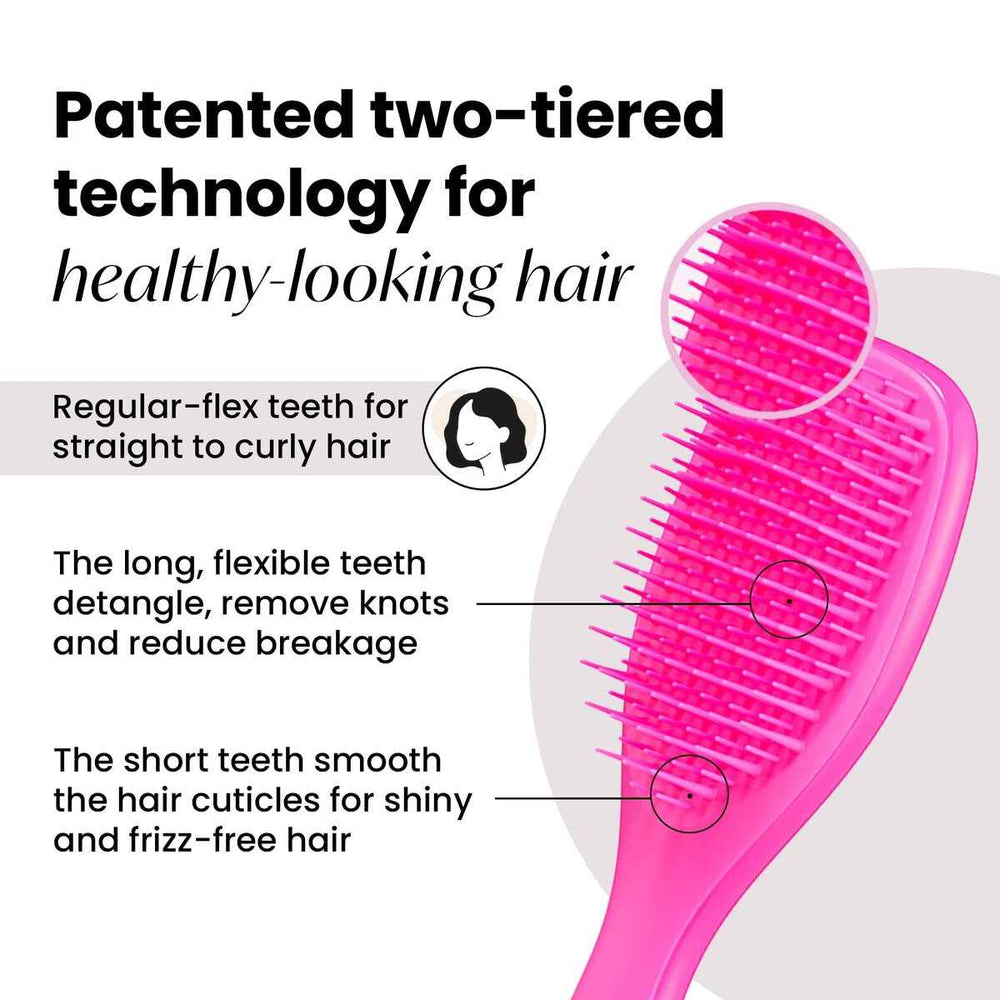 Tangle Teezer Ultimate Detangler Mini Hairbrush Pink 1 U Unisex