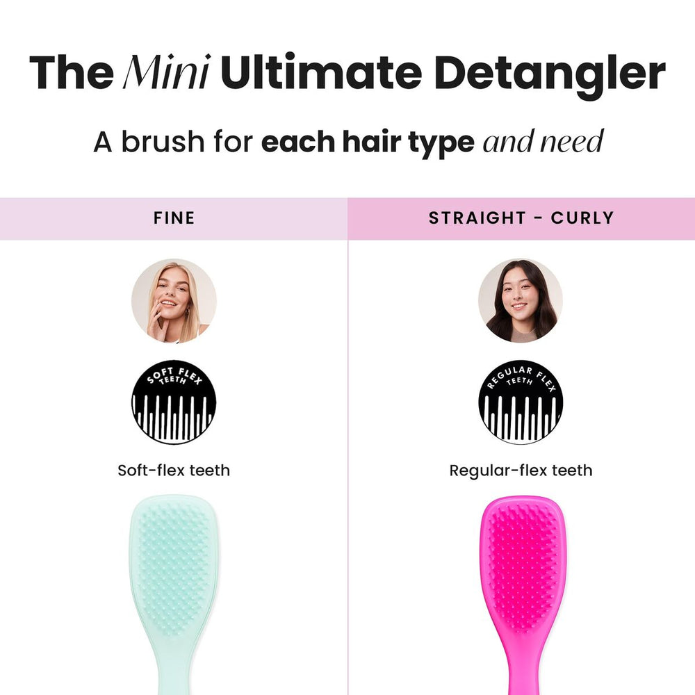 Tangle Teezer Ultimate Detangler Mini Hairbrush Pink 1 U Unisex