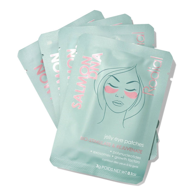 Rodial Salmon Jelly Eye Patches Brightening – Under-Eye Mask Patch Unisex, 4 pcs
