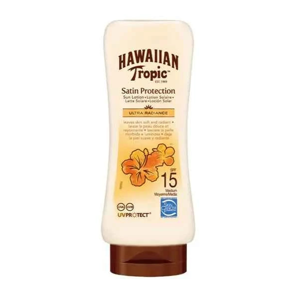 Hawaiian Tropic Satin Protection Ultra Radiance Sun – Lotion Spf15 Unisex, 180 ml