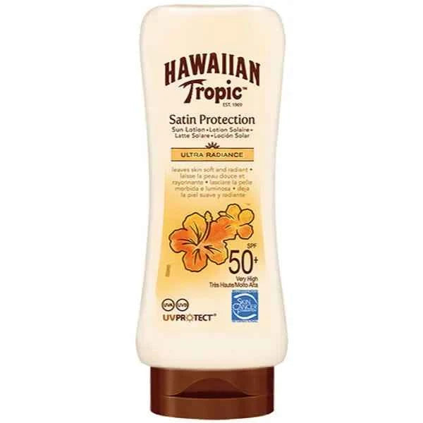 Hawaiian Tropic Satin Protection Ultra Radiance Sun – Lotion Spf50 Unisex, 180 ml