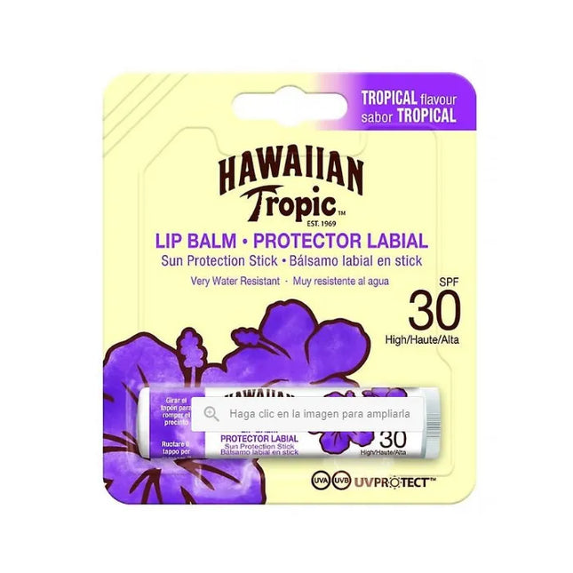 Hawaiian Tropic Lip Balm Sun Protection Stick Spf30 Water Resistant Unisex