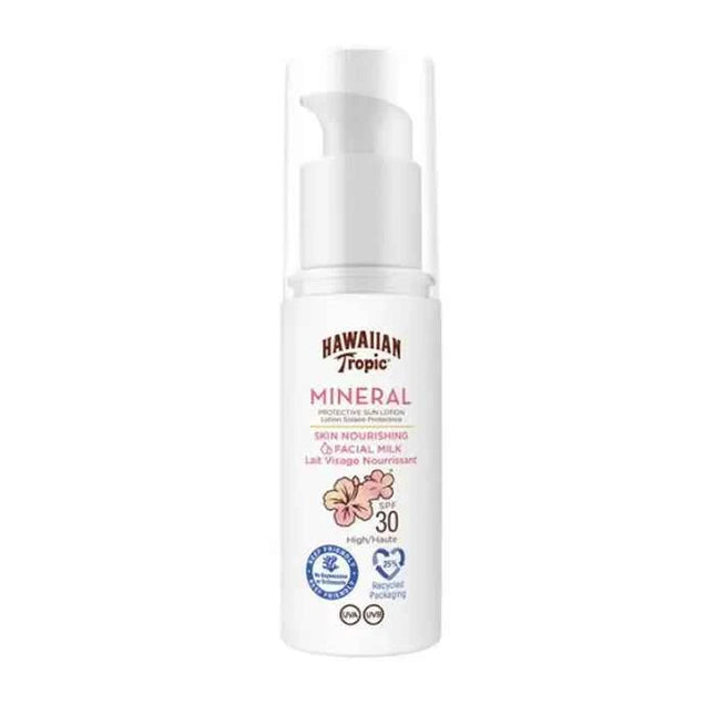 Hawaiian Tropic Mineral Facial Protective Milk Spf30 Unisex, 50 ml