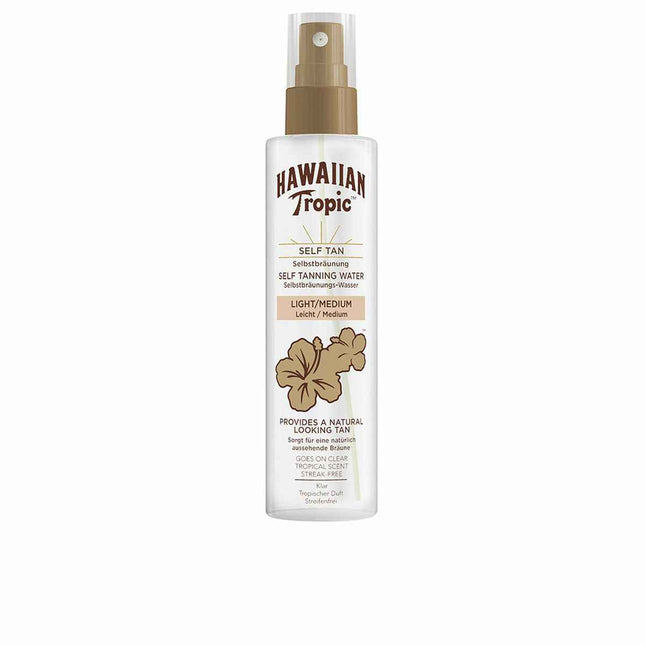 Hawaiian Tropic Agua Autobronceadora Light-Medium Unisex, 190 ml