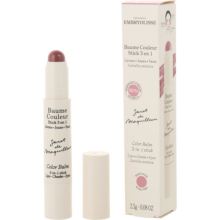 Embryolisse 3 In 1 Color Balm (Lips, Cheeks & Eyes) - #Nude Pink