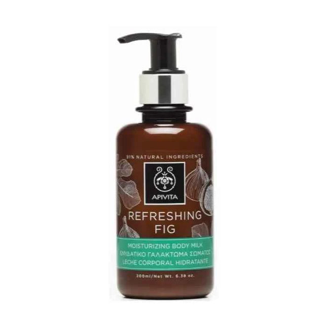 Apivita Refreshing Fig Moisturizing Body Milk Unisex, 200 ml