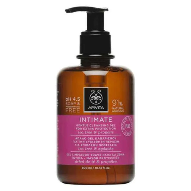 Apivita Gentle Cleansing – Gel for the Intimate Area Extra Protection Unisex, 300 ml