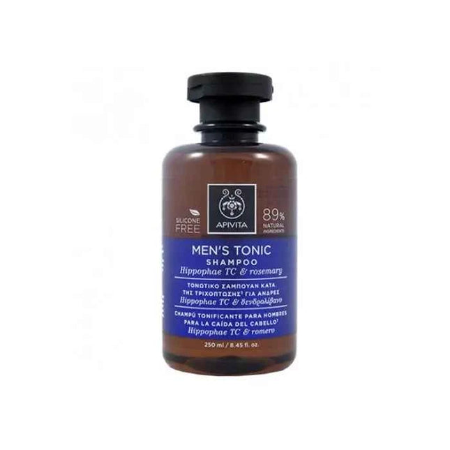 Apivita Mens Tonic – Shampoo With Hippophae Tc And Rosemary Unisex, 250 ml