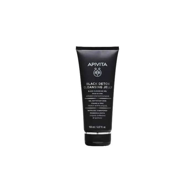 Apivita Cleansing – Gel Black Detox Unisex, 150 ml