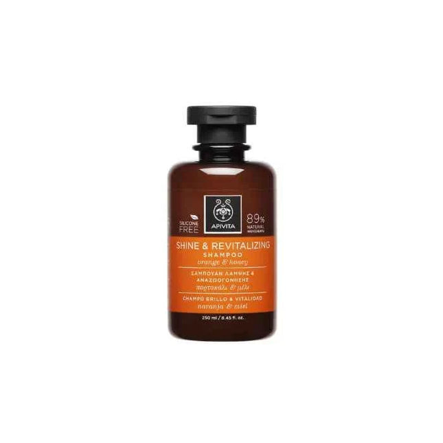 Apivita Shine And Revitalizing – Shampoo With Orange And Honey Unisex, 250 ml