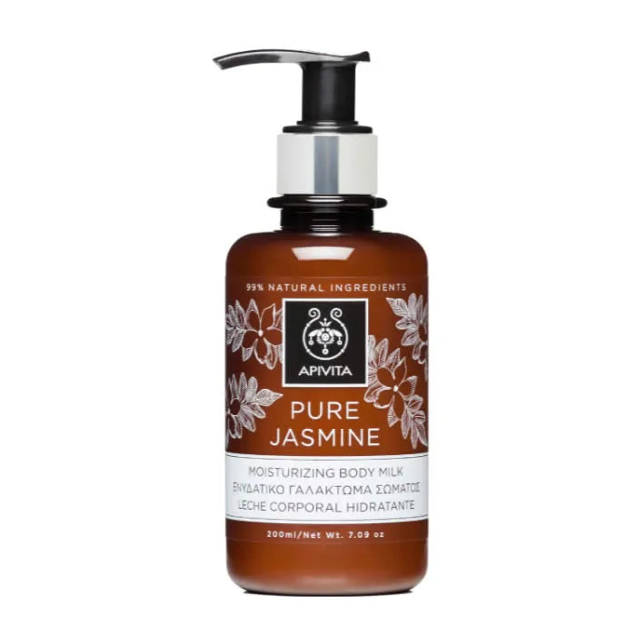 Apivita Pure Jasmine Moisturizing Body Milk Unisex, 200 ml