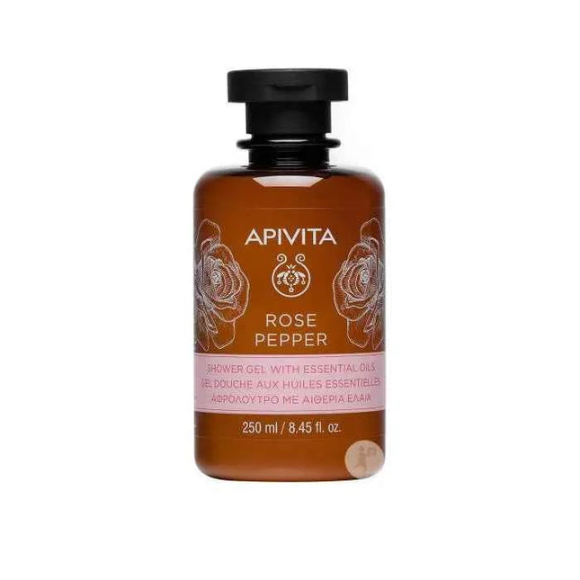 Apivita Rose Pepper Bath – Gel, 250 ml