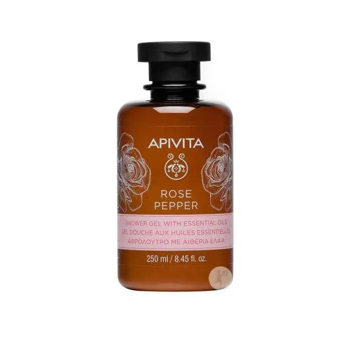 Apivita Rose Pepper Bath – Gel, 250 ml