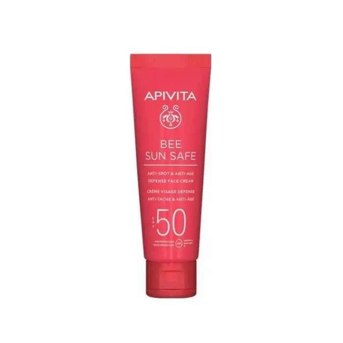 Apivita Bee Sun Safe Anti-Spot & Anti-Age Defense Face – Cream SPF50 Unisex, 50 ml