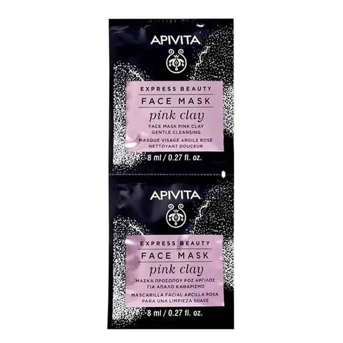 Apivita Gentle Cleansing Mask Unisex, 2x8 ml