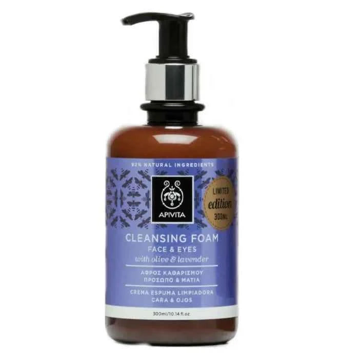 Apivita Cleansing Foam Face Unisex, 300 ml