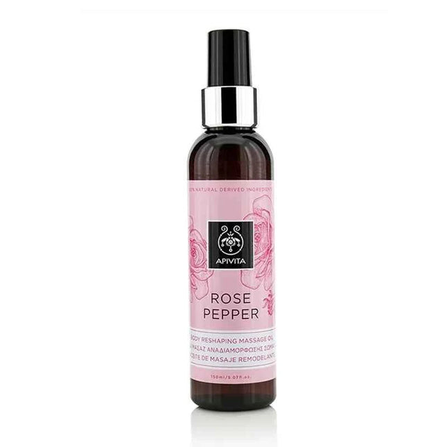 Apivita Rose Pepper Remodelling Body Oil Unisex, 150 ml