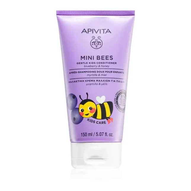 Apivita Mini Bees Gentle Kids – Conditioner Arándanos&Miel Unisex, 150 ml