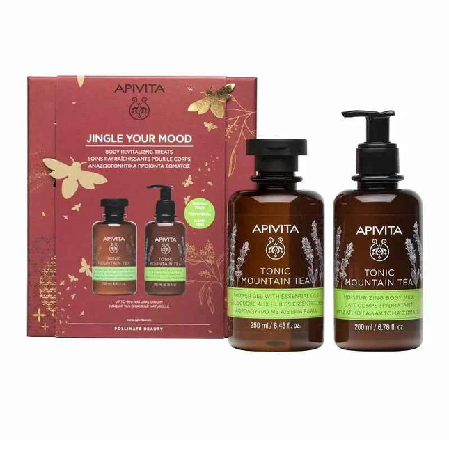 Apivita Apitiva Revitalising Body Treatment Unisex, Set 2 Pieces