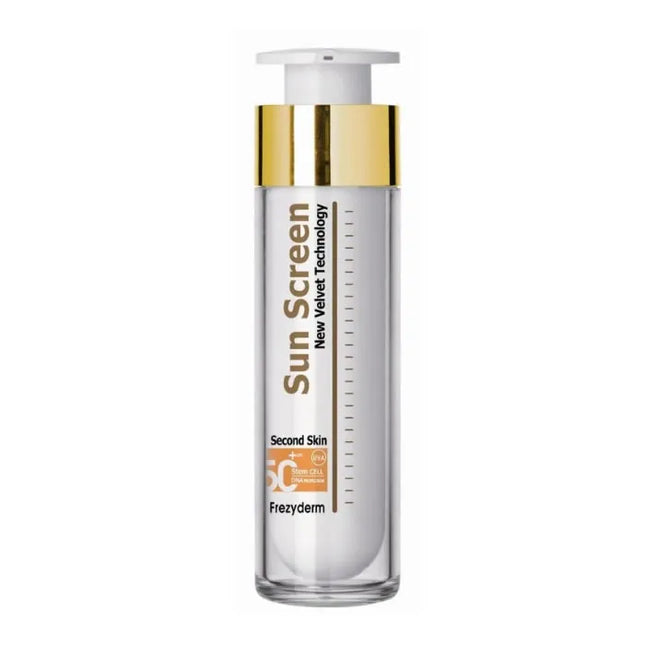 Frezyderm Sun Screen Velvet Face Water Resistant Spf50+ Unisex, 50 ml