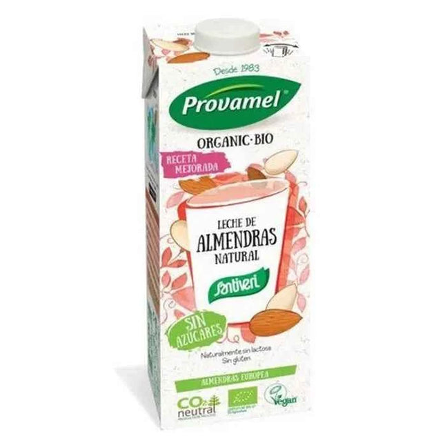 Santiveri Unsweetened Almond Milk Bio, 6X1 L